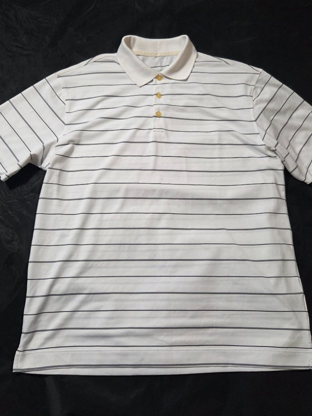 Nike Golf Dri-Fit Polo Shirt Mens Size Medium White Short Sleeve